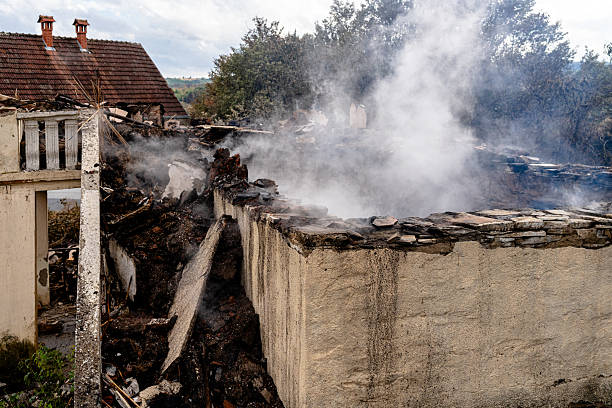 Professional Fire Damage Removal technician working in Turtle Lake, WI